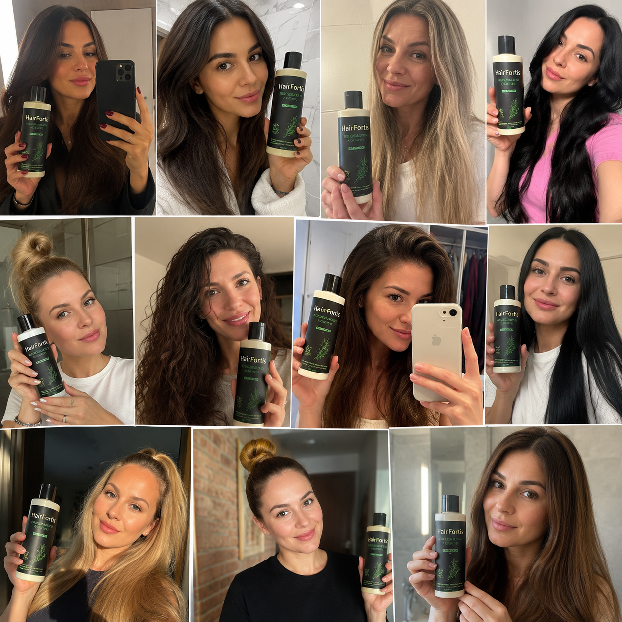 🌿 HairFortis™ Rosemary + Keratin Shampoo
