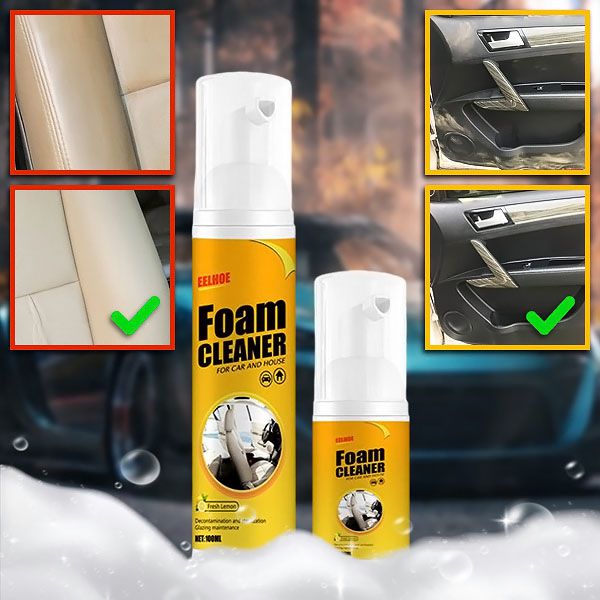Чистење за секунди – Foam CLEANER  ја прави магијата!