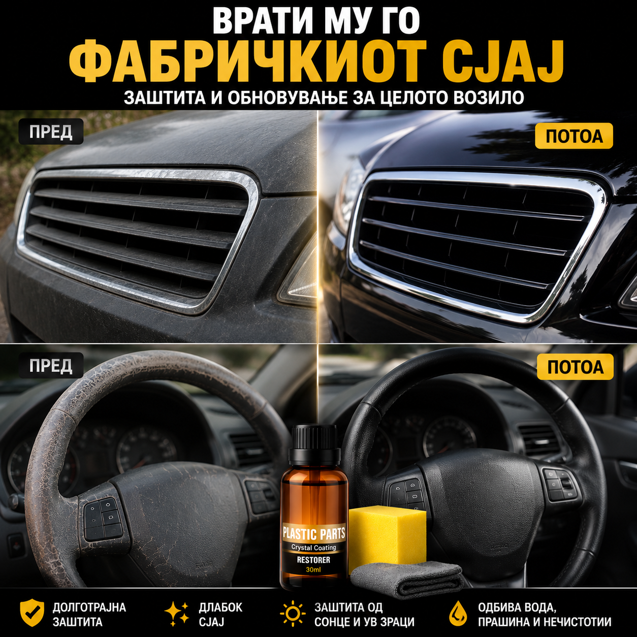 ✨ Автомобилот повторно ќе изгледа како нов