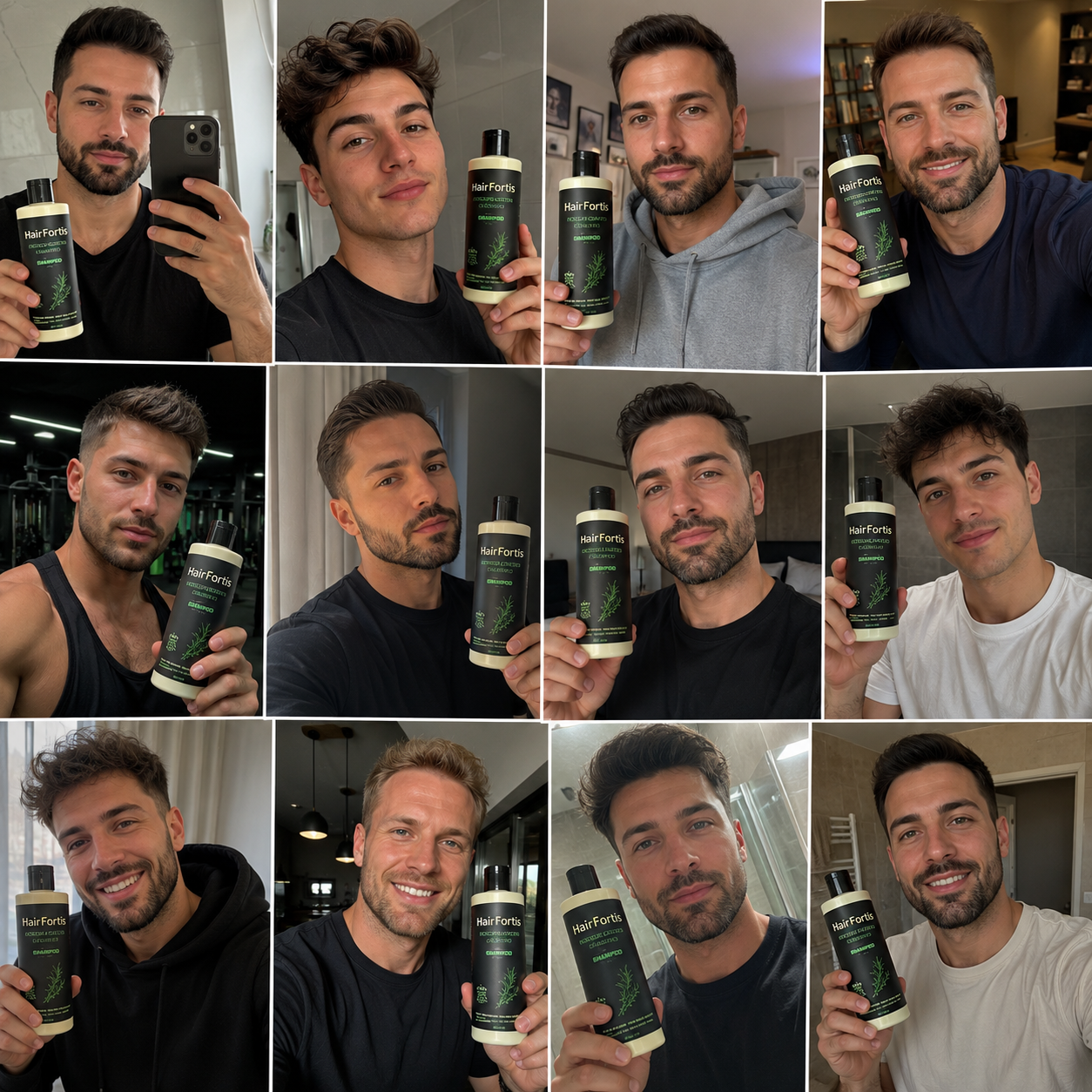 🌿 HairFortis™ Rosemary + Keratin Shampoo