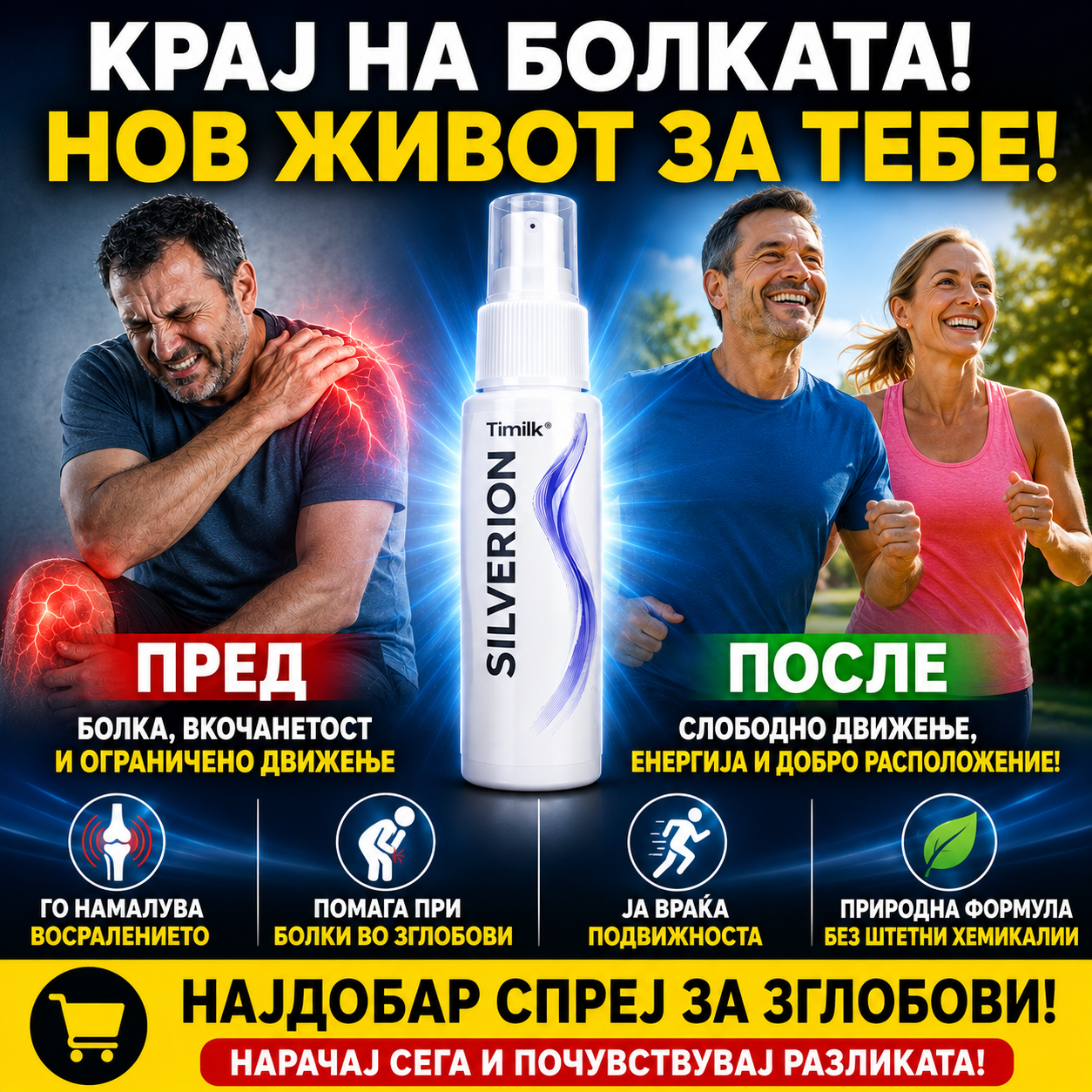 SilverIon – Напредна терапија со јони на сребро за болни зглобови 🤍