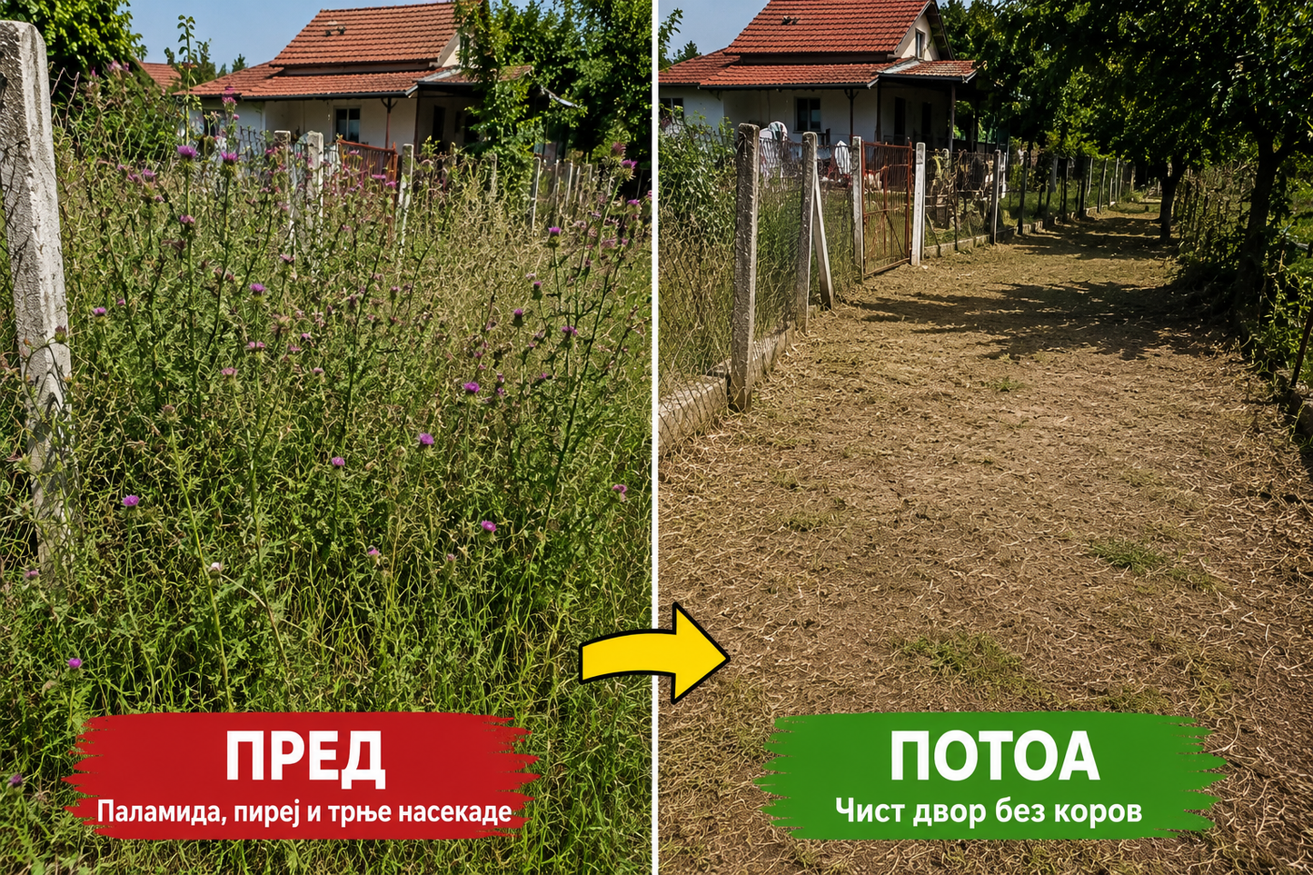 🏆 LIMETOW® Прашок за Уништување Коров