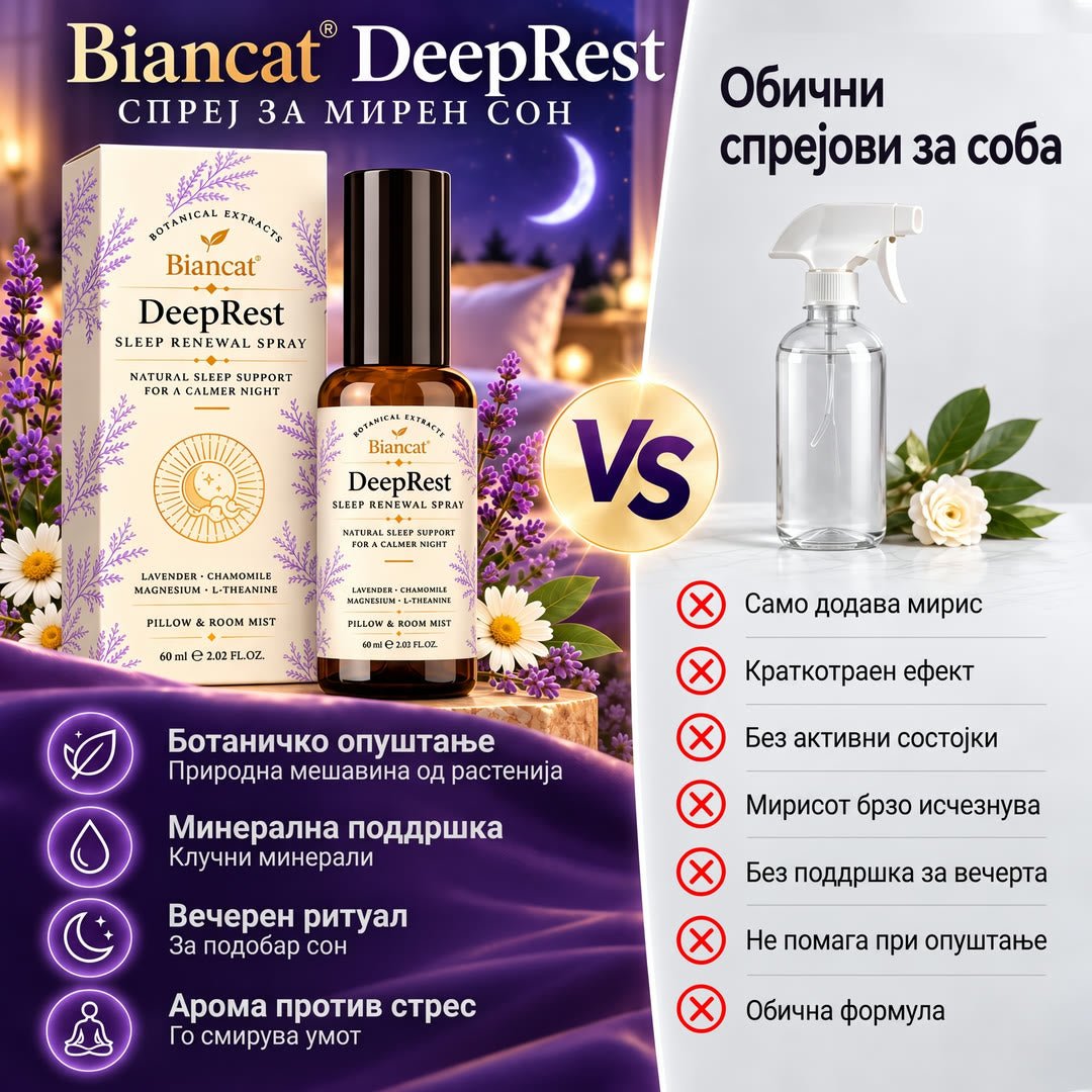Biancat DeepRest наспроти обични спрејови за соба