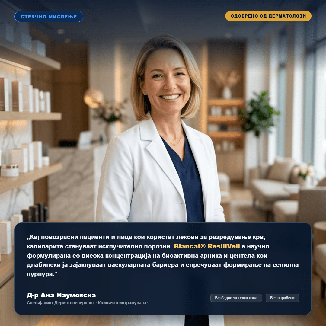 Biancat® ResiliVeil – Крем за изгледот на модринки и заштита на кожатаproduct_vendor#100% ЕФИКАСНОBiancat® ResiliVeil – Крем за изгледот на модринки и заштита на кожата# - 100% ЕФИКАСНО