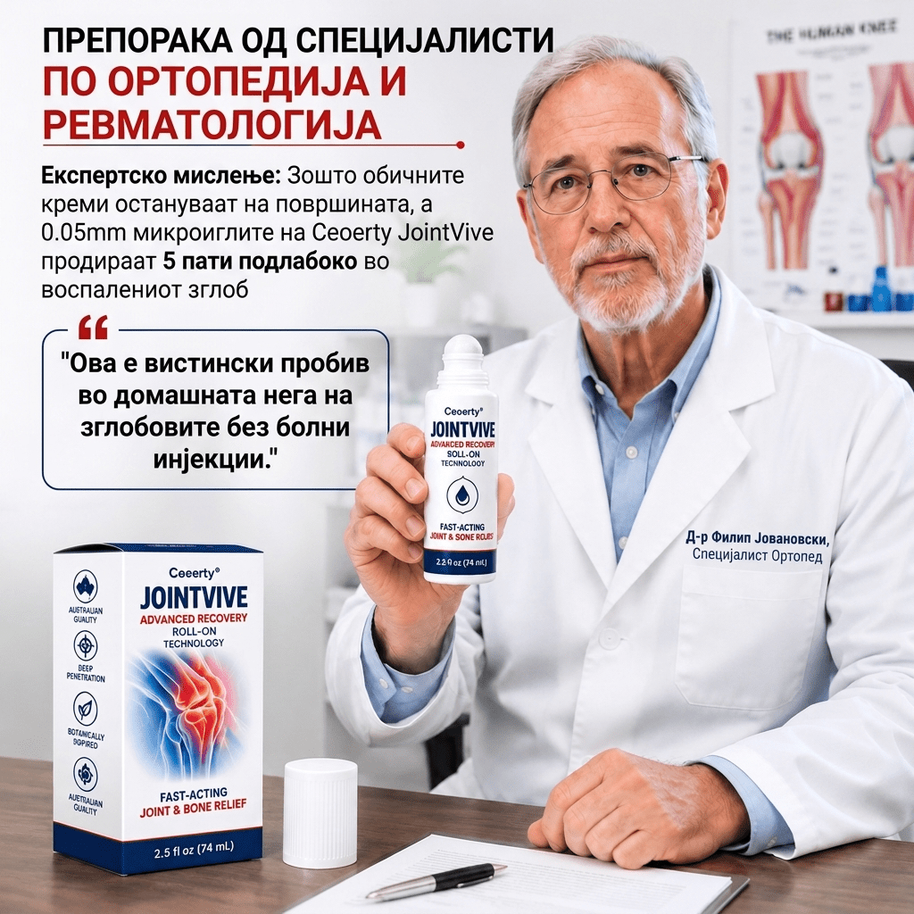 Ceoerty® JointVive – Напреден Рол-Он за Длабинска Регенерација и Олеснување на Зглобовите (0.05mm Микроиглички)product_vendor#100% ЕФИКАСНОJOINTVIVE-1PCCeoerty® JointVive – Напреден Рол-Он за Длабинска Регенерација и Олеснување на Зглобовите (0.05mm Микроиглички)# - 100% ЕФИКАСНО