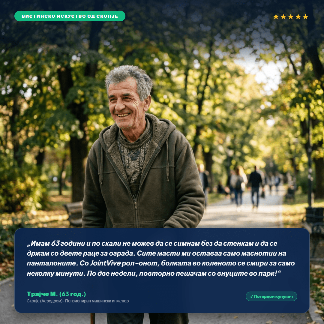 Ceoerty® JointVive – „Повторно се качувам по скали без остра болка во колената“ (Лично Искуство)product_vendor#100% ЕФИКАСНОJOINTVIVE-1PCCeoerty® JointVive – „Повторно се качувам по скали без остра болка во колената“ (Лично Искуство)# - 100% ЕФИКАСНО