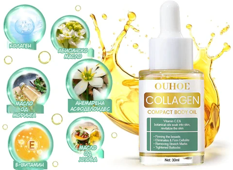 COLLAGEN Масло за Подигање на Задник и Гради 💜